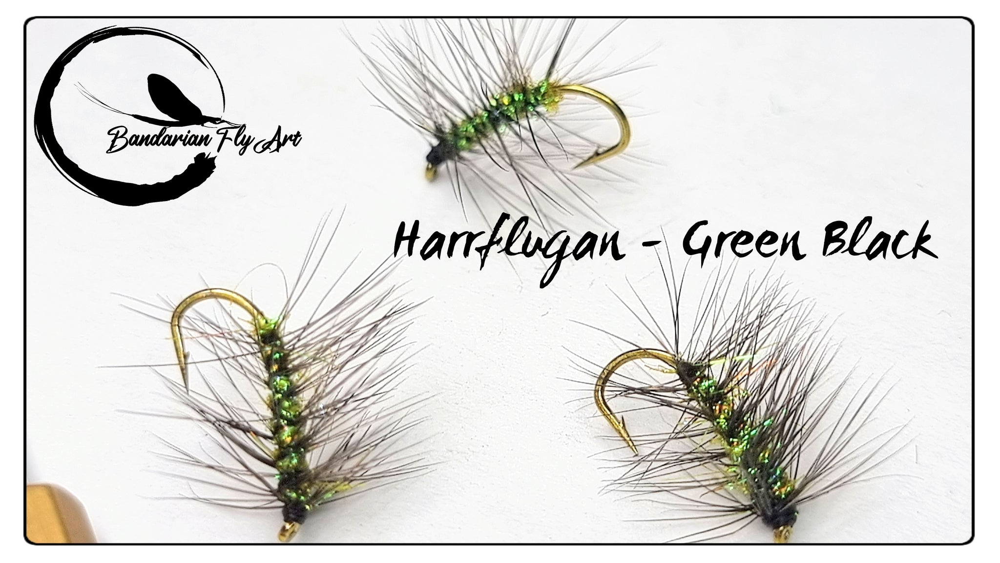 Harrflugan - Green Black