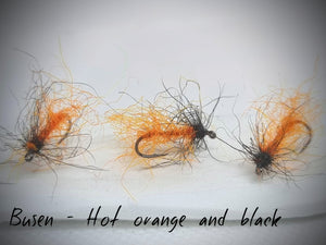 Busen - Hot orange and black